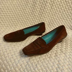 Vintage Brown Suede Ferragamo Loafer